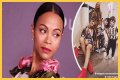 Fans Slam Zoe Saldana's Husband for Dressing like a Woman in Fishnet Tights on His 42nd B-Day